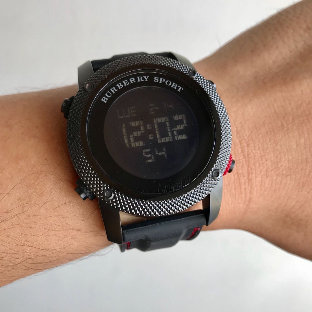 Burberry shop digital watch