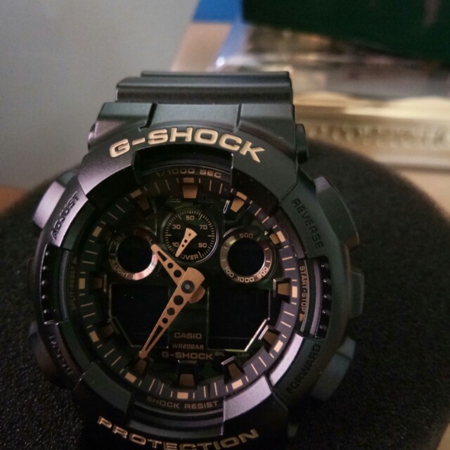 Casio G Shock Camouflage Watch Ga 100cf 1a9 Original Japan Men S Fashion Watches On Carousell