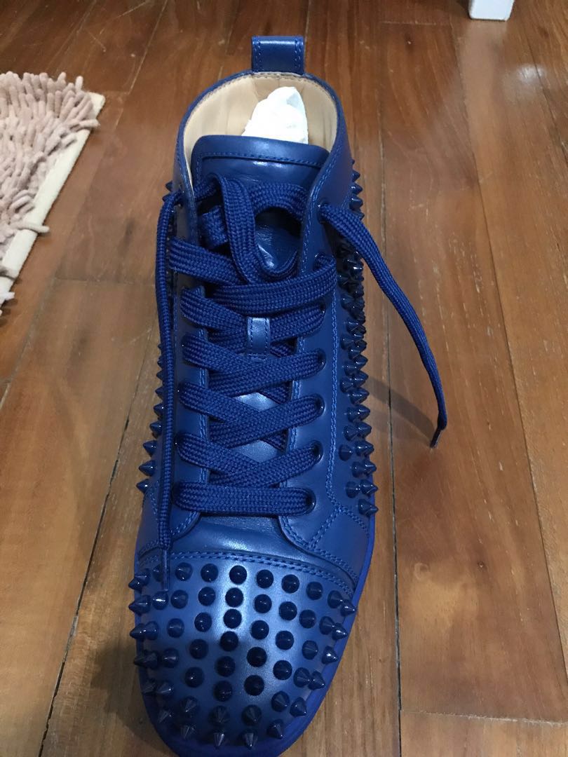 Christian Louboutin Louis Flat Calf Spikes size 40