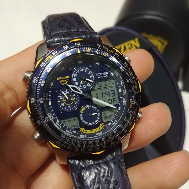 Citizen Skyhawk Blue Angels limited edition, Mobile Phones & Gadgets,  Wearables & Smart Watches on Carousell