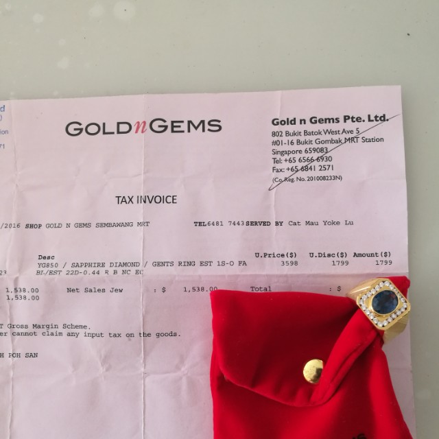 Gold and gems pte ltd online