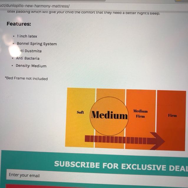 Dunlopillo Crystal 3IN1 Divan Set with Harmony Mattresses, Furniture & Home Living, Furniture