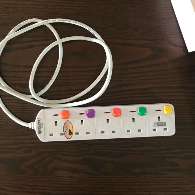 Extension Cord, TV & Home Appliances, Electrical, Adaptors & Sockets on