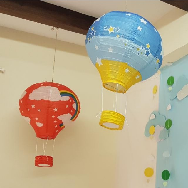 Free Hot Air Balloon Paper Lantern Party Decoration Design