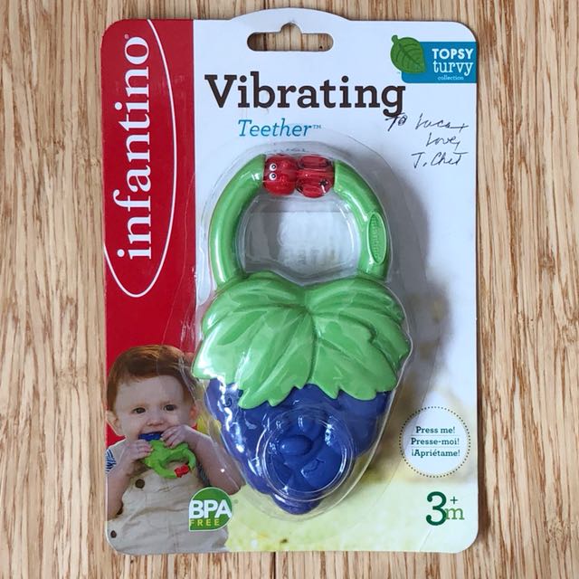 infantino vibrating teether