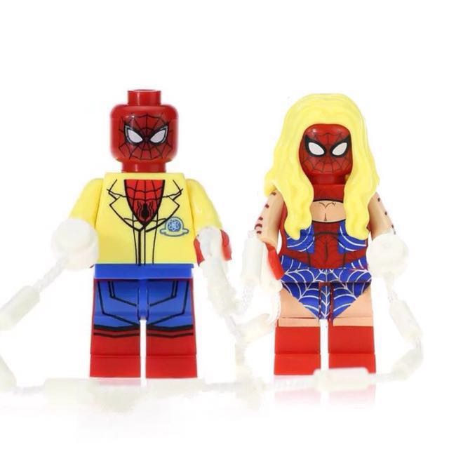 [LESTE] Marvel Super Heroes Spider-Man & Spider-Girl Minifigure ...