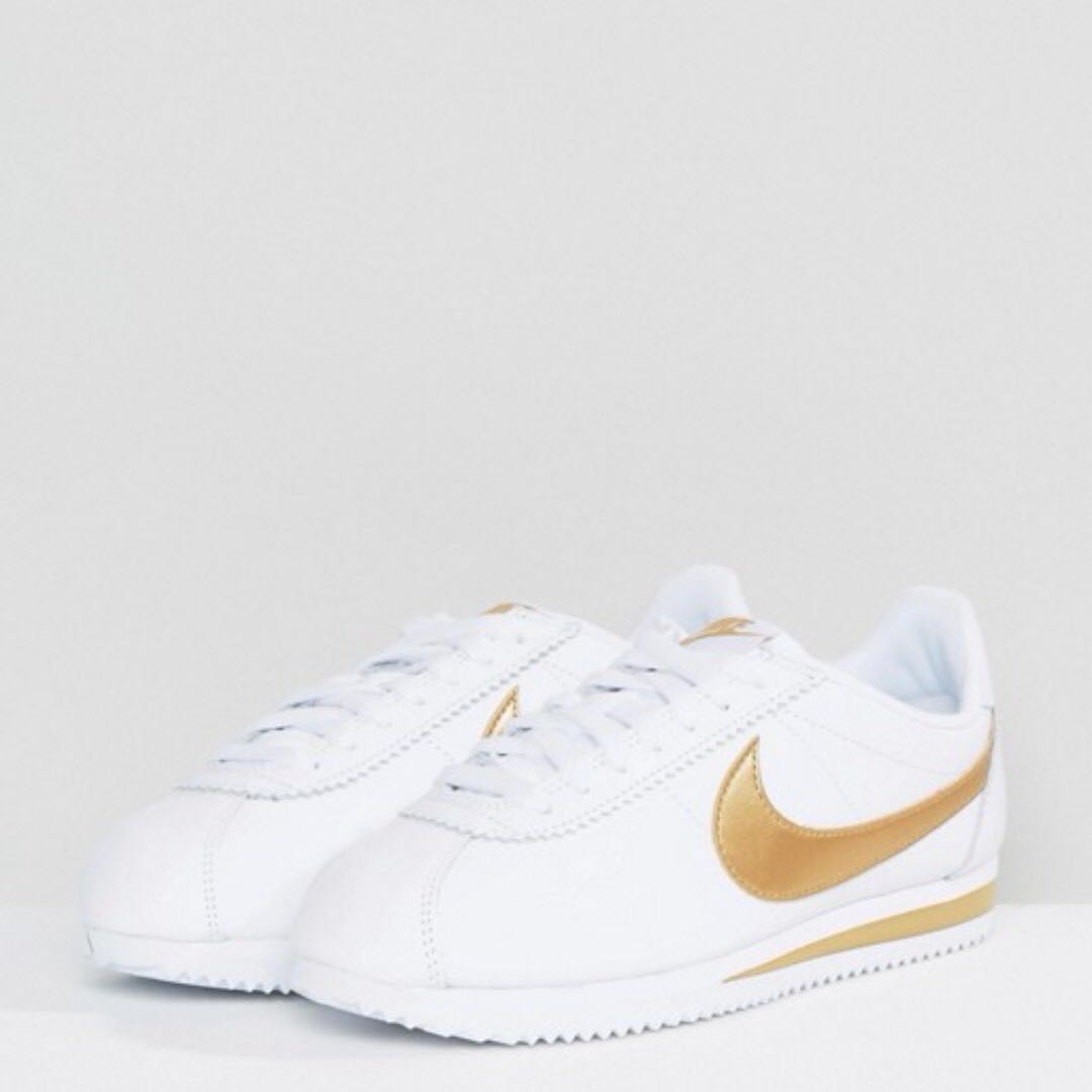 Nike gold pack sales cortez trainers