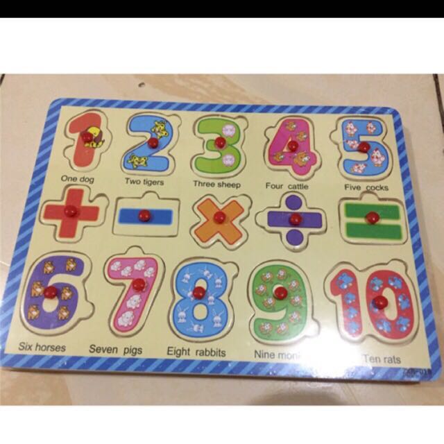 NUMBER PEGS ⭕️REPRICED (Category: Infant Playtime) located in Valenzuela. Submitted by gpe24 (Listing ID 141622151, Image 1). Description: .
