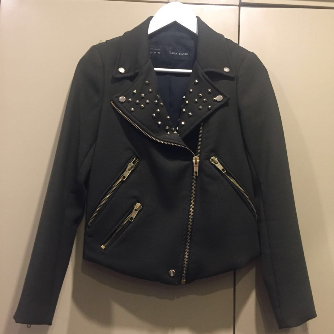 Studded Zara Blazer Jacket Preloved Women S Fashion Clothes On Photo