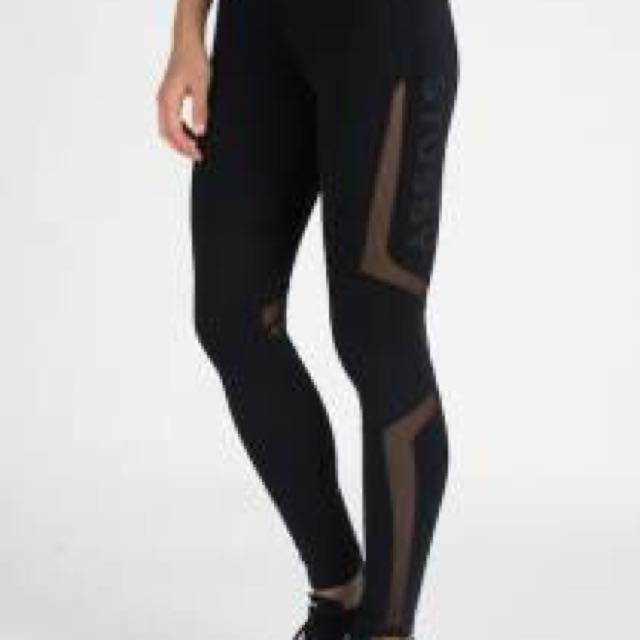 Stussy Mesh Panel Leggings (Category: Women's Clothes) located in Melbourne. Submitted by nattieclare (Listing ID 155119225, Image 1). Description: AU size 6, high waisted sports leggings with a tiny inside pocket at the waist. I’m a size 8, fits me well! Originally $100.