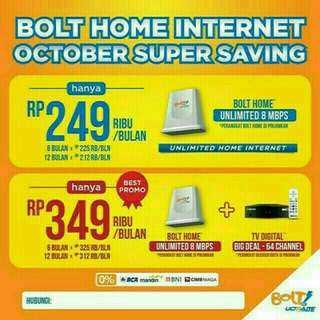 Pasang wifi bolt home unlimited yukk