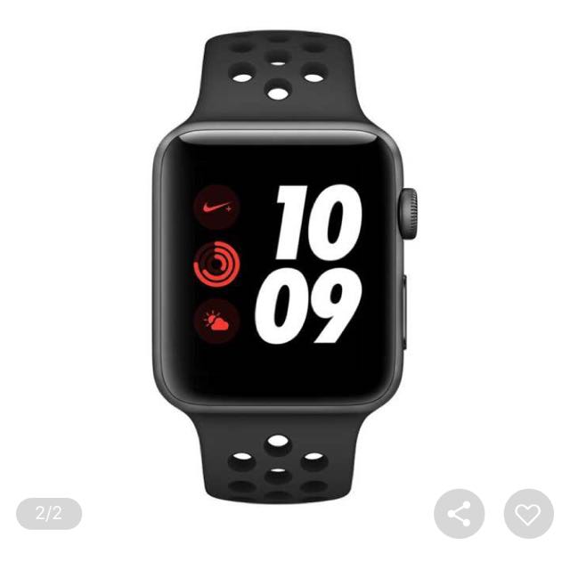 Apple Watch 42mm Nike Series 3 Space Grey Men S Fashion Watches On Carousell