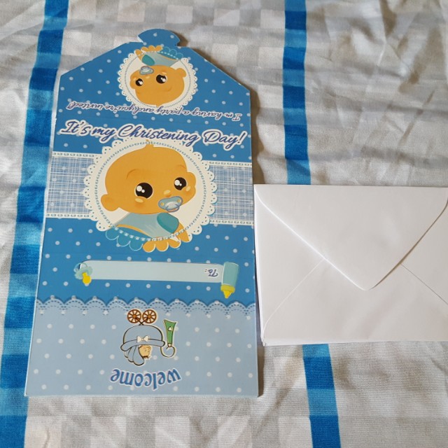 Baby Boy Christening Decoration Set Design Craft Others On