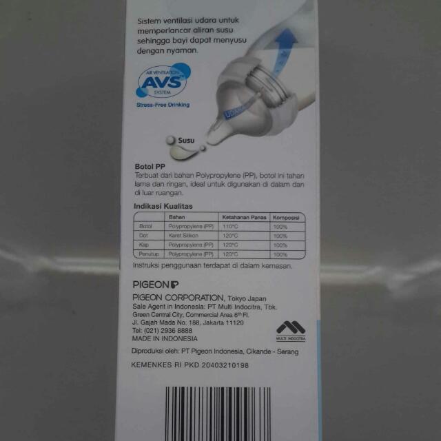 Botol Susu Pigeon New Born 160 Ml Bayi Anak Perawatan Makanan Anak Di Carousell