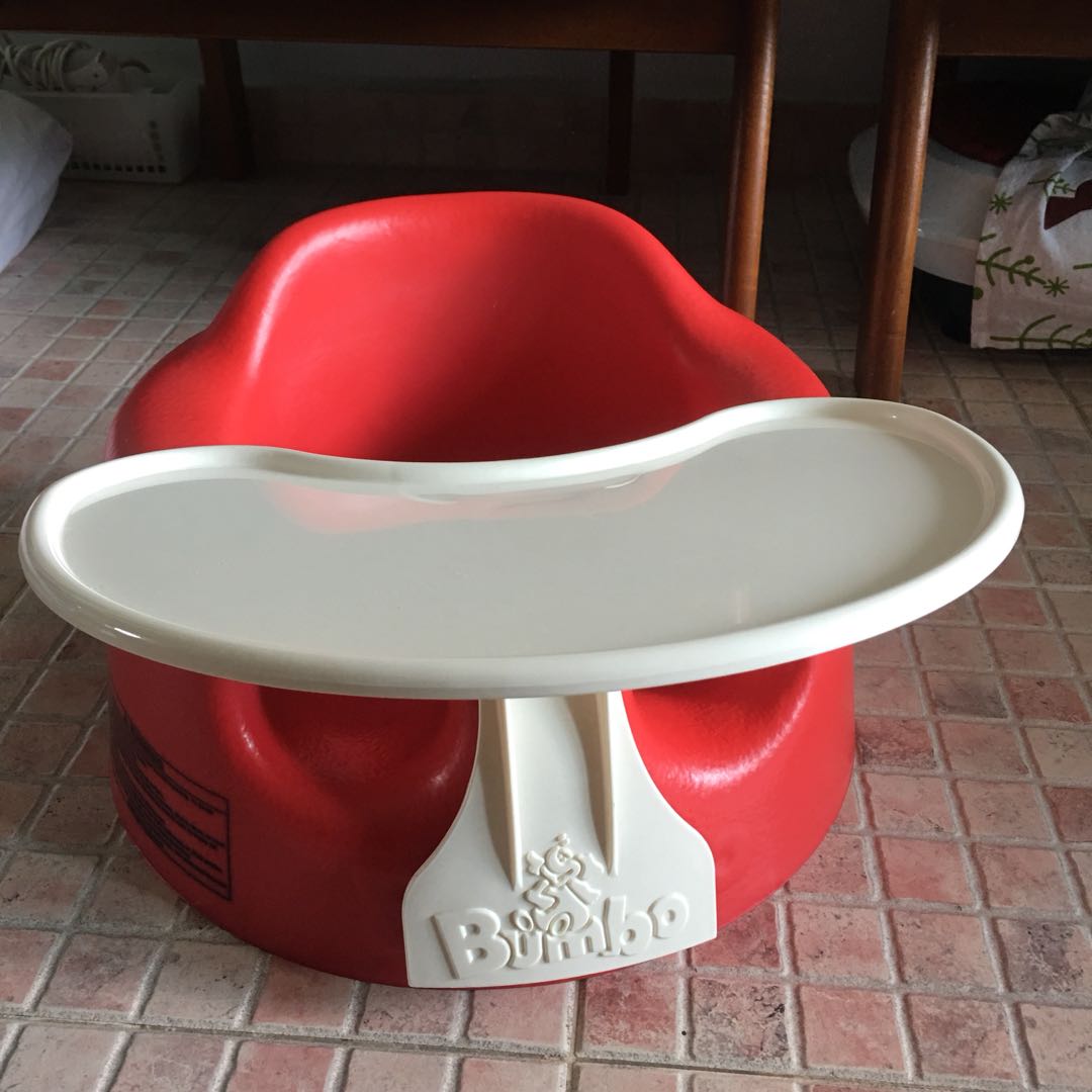 Bumbo Seat With Tray, Babies & Kids, Going Out, Car Seats on Carousell