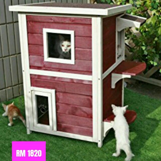 Cat house / Rumah kucing (custom make), Pet Supplies, Homes & Other Pet