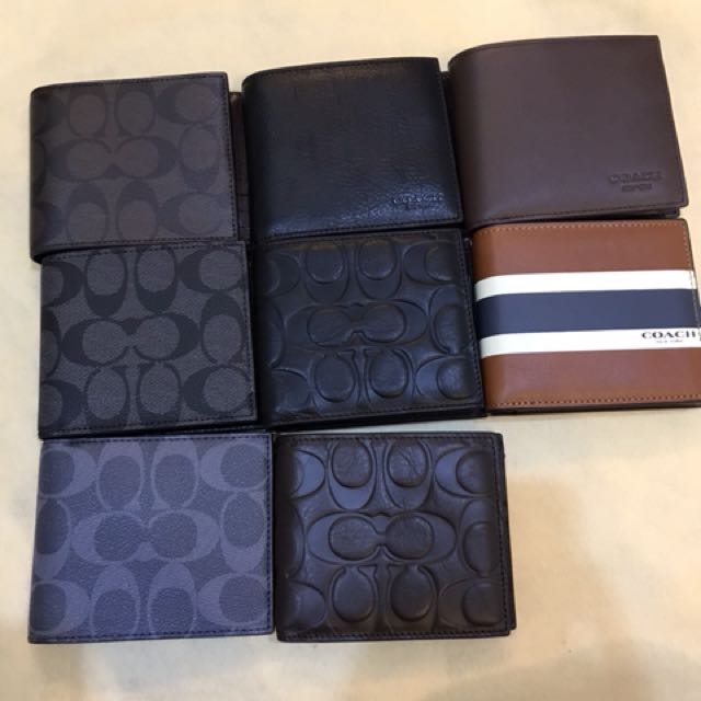 coach wallet for men