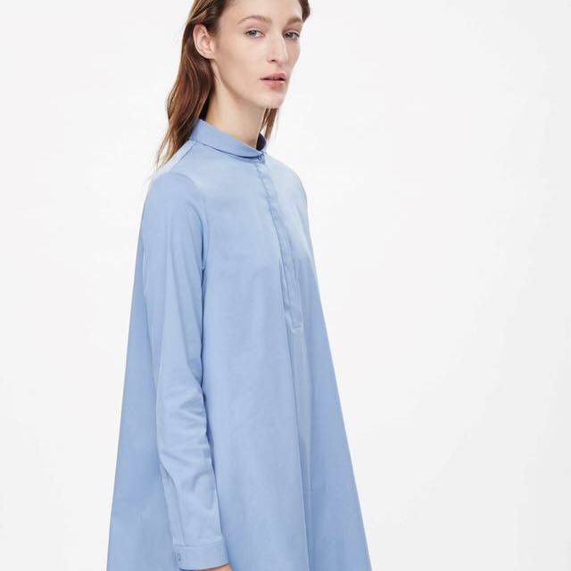 Cos Round Collar Shirt Dress Women S Fashion Clothes Dresses