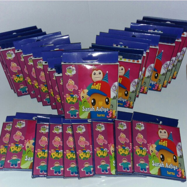 Customised Didi Friends Theme Goodie Bag Hobbies Toys Stationery Craft Occasions Party Supplies On Carousell