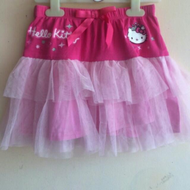 Hello Kitty Skirt, Babies & Kids, Babies & Kids Fashion on Carousell
