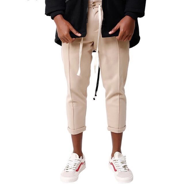 Kanye West Cargo Drawstring Pants Streetwear 2018 Collection