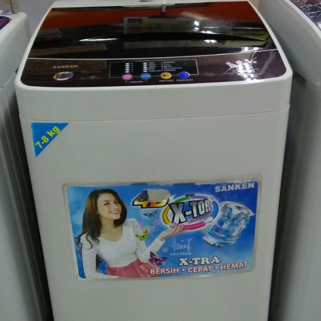 Kredit Mesin Cuci Sanken Aws855 1 Tabung Elektronik Lainnya Di Carousell