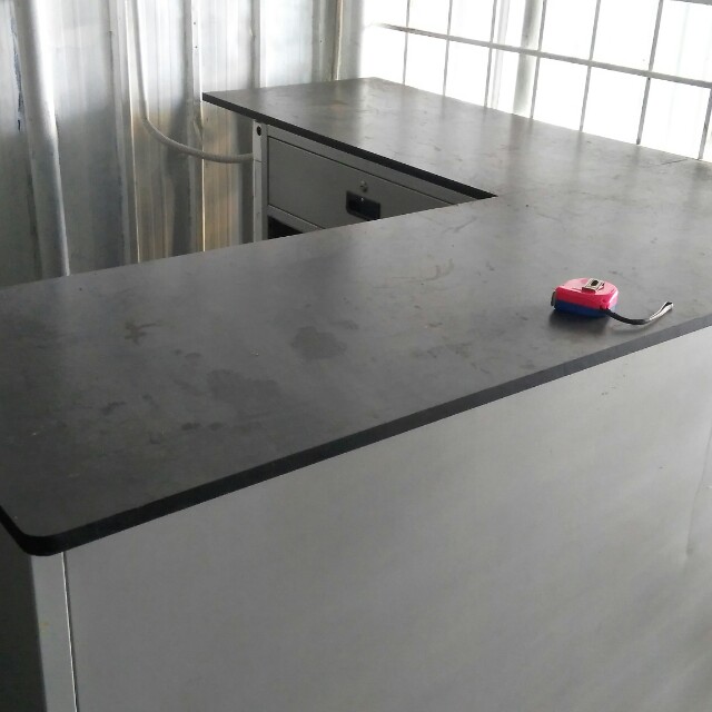 L Shaped Metal Cashier Counter Home Furniture Furniture On