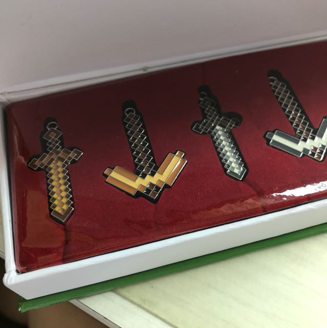 Minecraft Keychain Charms, Hobbies & Toys, Toys & Games on Carousell