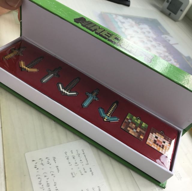 Minecraft Keychain Charms, Hobbies & Toys, Toys & Games on Carousell