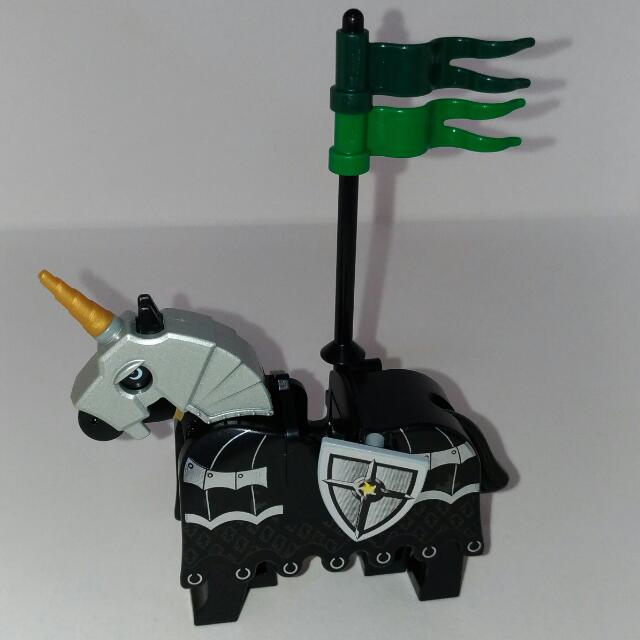 Lego Black Horse Barding 