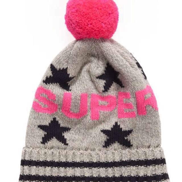 womens superdry beanie