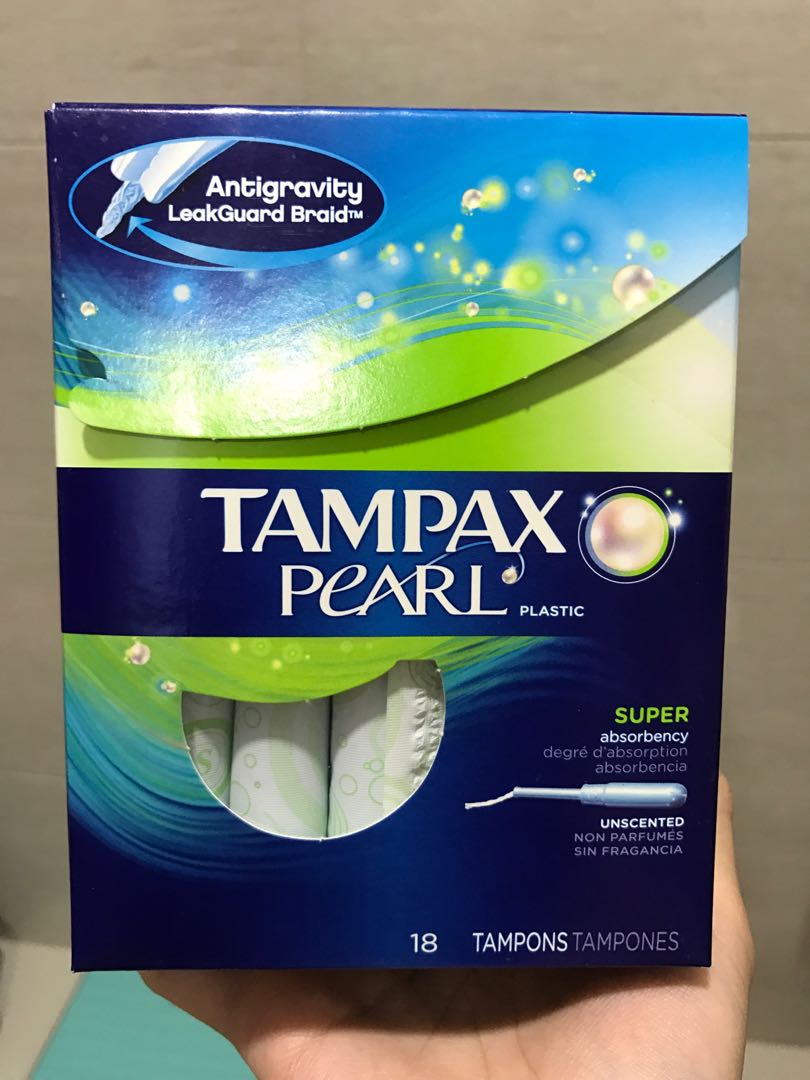 Tampax Pearl Super Absorbency Health Beauty Bath Body On