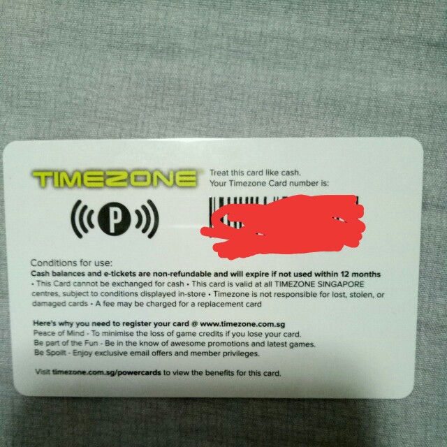 TimeZone Card, Video Gaming, Gaming Accessories, Game Gift