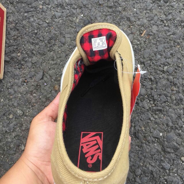 Vans authentic twill gingham on sale