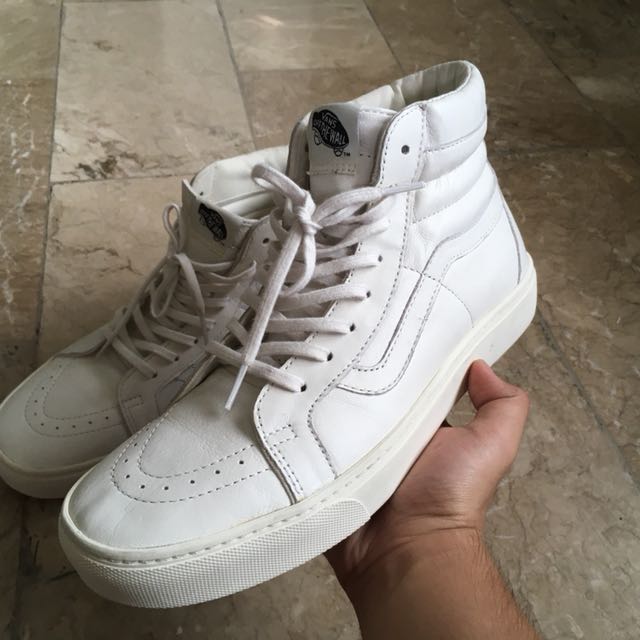 vans ultracush leather