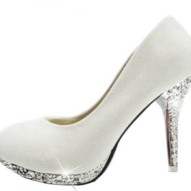 wedding shoes glitter