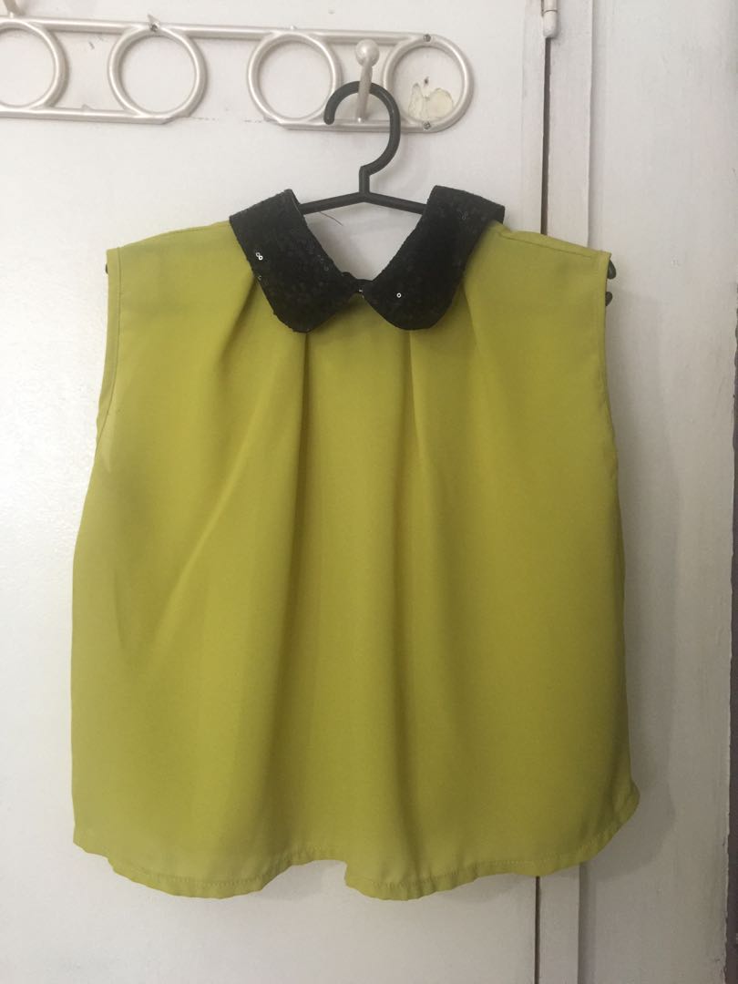 green and yellow top