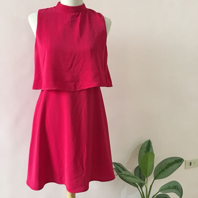 zalora red dress
