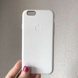 Apple iPhone 6 case - white silicone