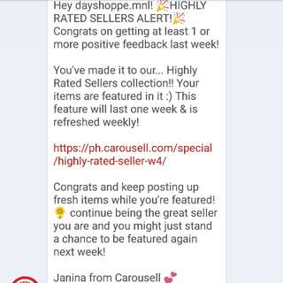 THANK YOU CAROUSELL!! 😍😘