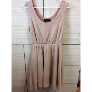 Pink girth dress