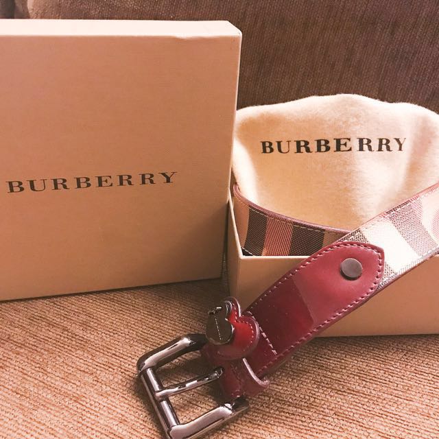 Authentic Burberry Belt, Luxury, Accessories on Carousell