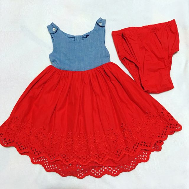 baby gap eyelet dress