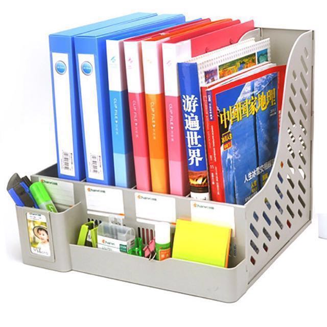Bn Brand New Grey Gray Neat Filing Organiser Magazine A4 Size
