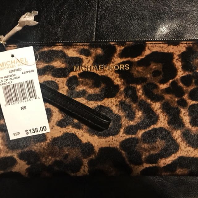 Michael kors bedford online clutch