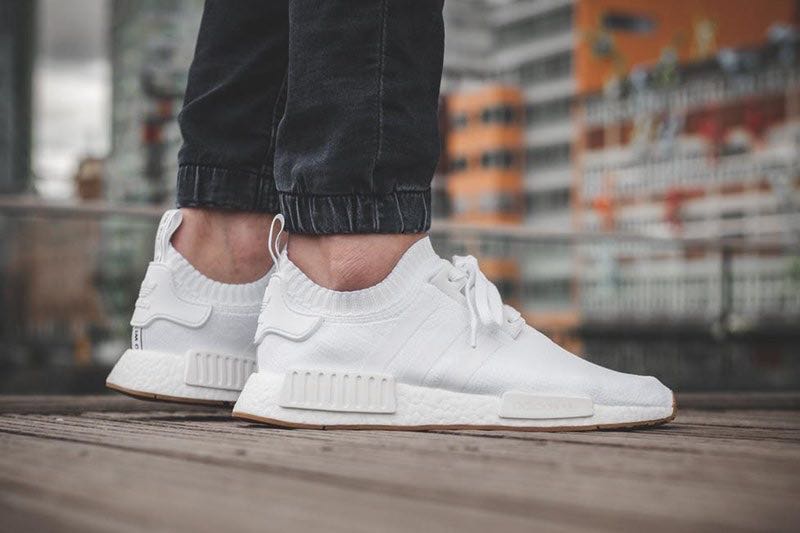 CHEAPEST Adidas NMD PK White Gum Men s Fashion Footwear Sneakers on Carousell