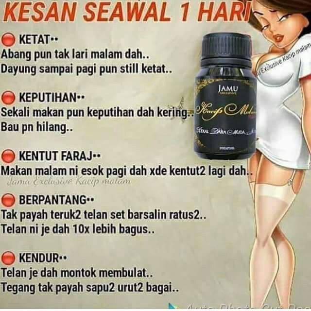 Jamu Kacip Malam Original 100 Produk Badan Dan Kecantikan Produk Badan Di Carousell