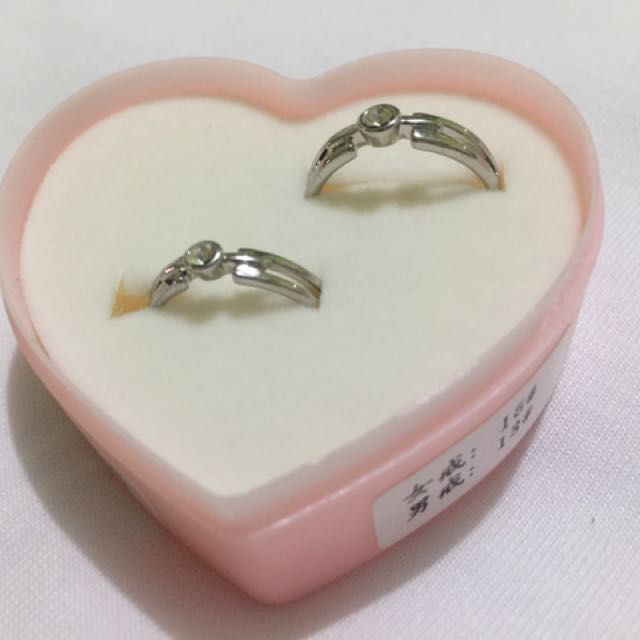 Couple Rings (Category: Luxury Accessories) located in San Juan City. Submitted by jet_let (Listing ID 154289684, Image 3). Description: New Never used Not sealed Actual picture Sizes: F 16 M 18 F 17 M 19 .
