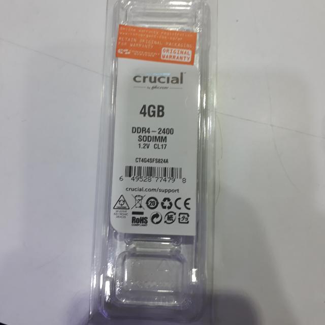 Crucial 16GB DDR4 2400 SODIMM, Computers & Tech, Parts & Accessories,  Computer Parts on Carousell