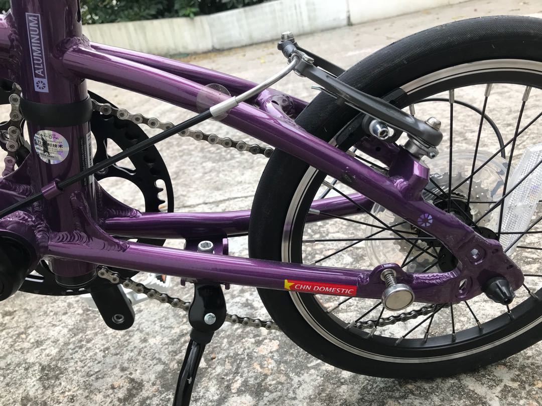 DAHON ダホン 折り畳み自転車 パープル Mantis P8 SRA683 16インチ